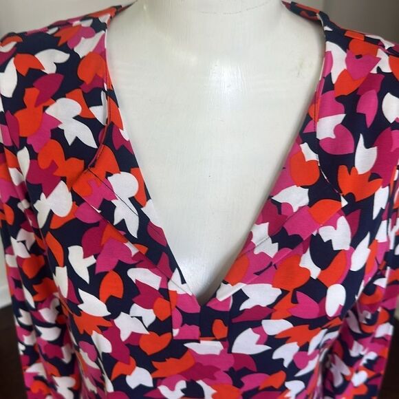 Diane von Furstenberg Reina Shift Leaf Dance Dress 6 - Picture 2 of 8